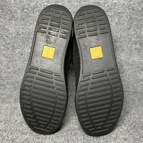 Dr. Martens Rozarya Boots Womens Size 10 Black Red Tartan Canvas Side Zip Hi Top - Picture 7 of 10